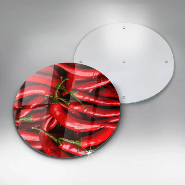 Chopping board Hot chili peppers