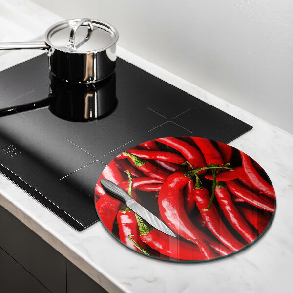Chopping board Hot chili peppers