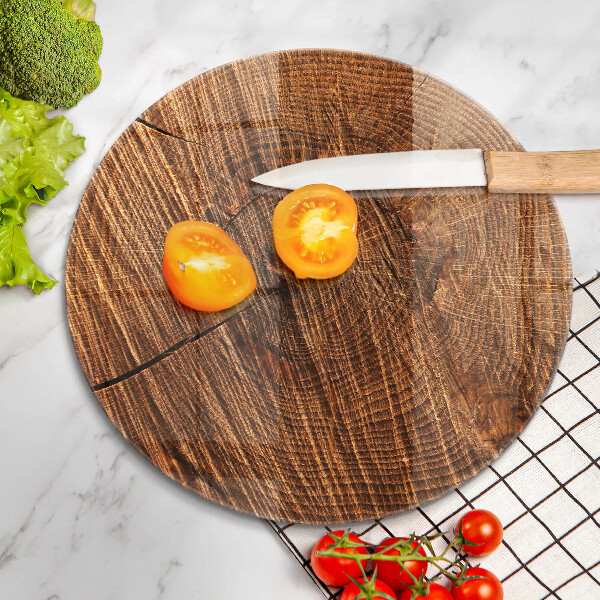 Chopping board glass Wood structure