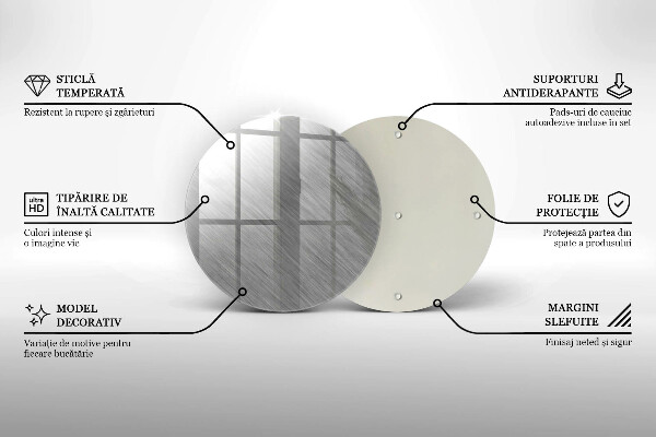 Chopping board glass Metal texture background