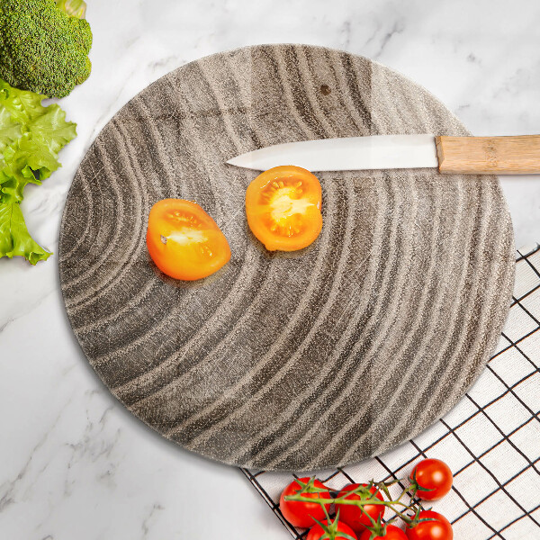 Chopping board glass Wood grain