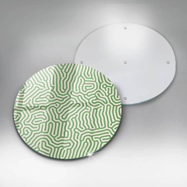 Chopping board glass Abstraction lines