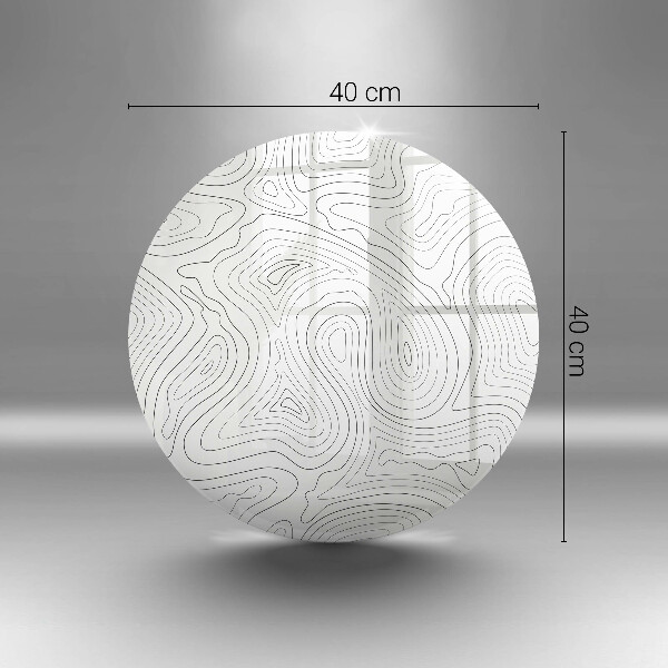 Chopping board glass Abstraction shapes