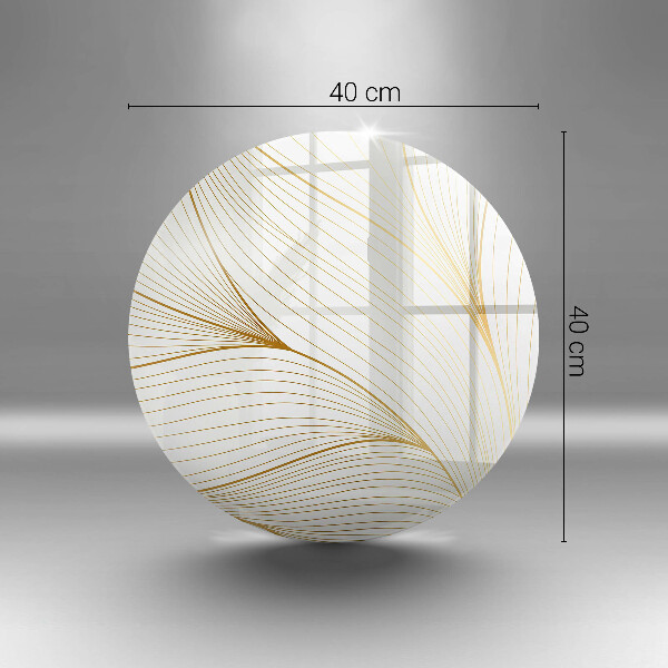 Chopping board glass Modern Line pattern