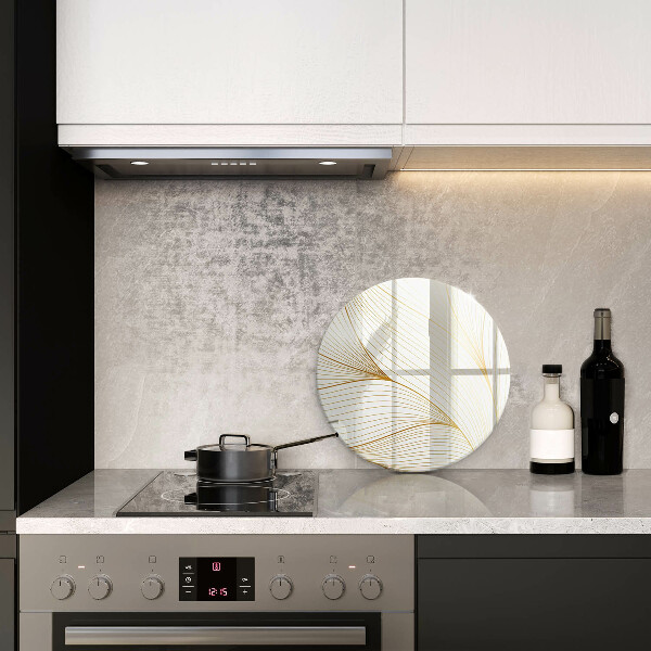 Chopping board glass Modern Line pattern