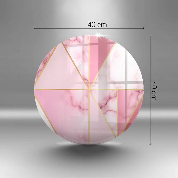 Chopping board glass Geometric marble