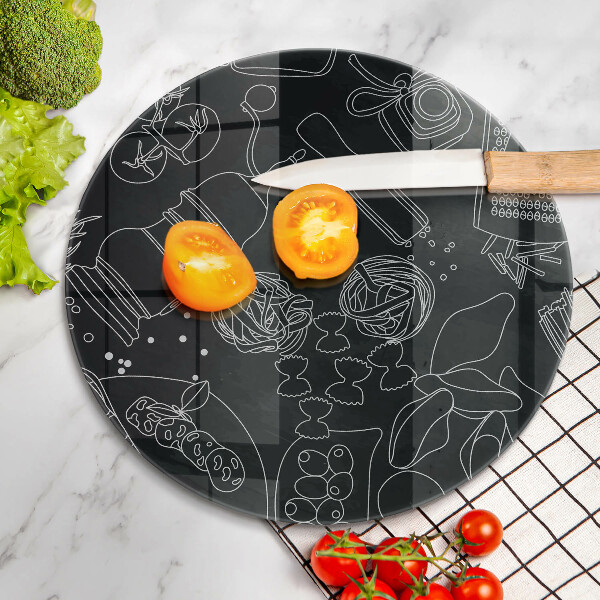 Chopping board glass Kitchen accessories