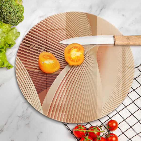 Glass cutting board Modern composition
