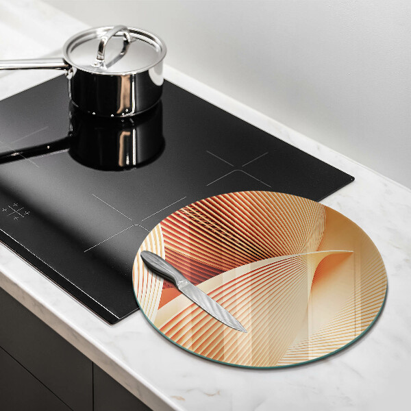 Glass cutting board Modern composition