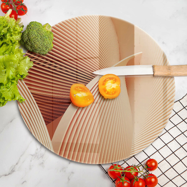 Glass cutting board Modern composition