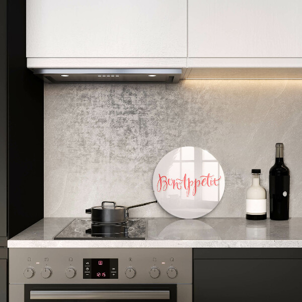 Chopping board Kitchen inscription Bon Appetit