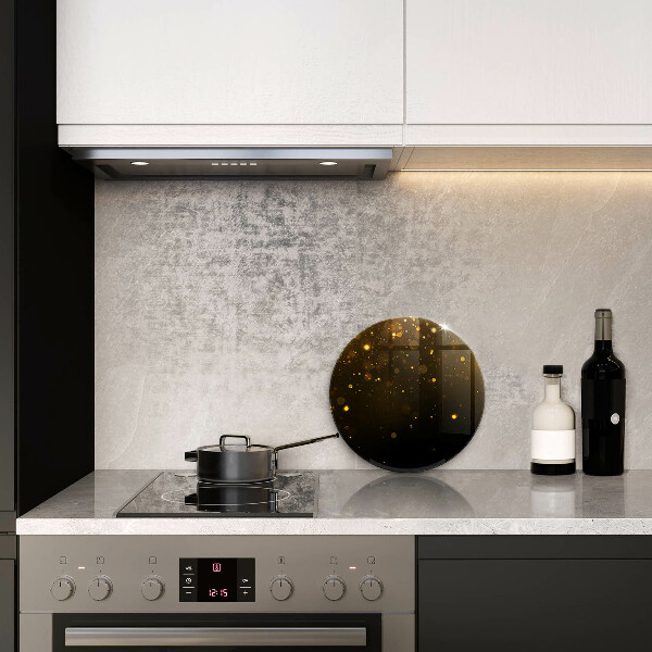 Chopping board Golden glitter