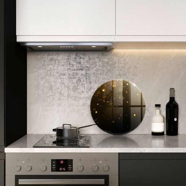 Chopping board Golden glitter