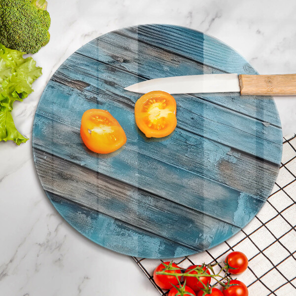 Chopping board Blue old boards