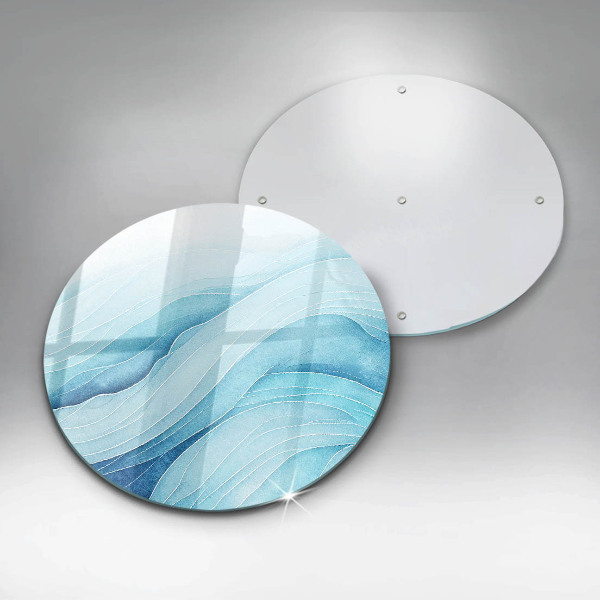 Chopping board Abstract waves