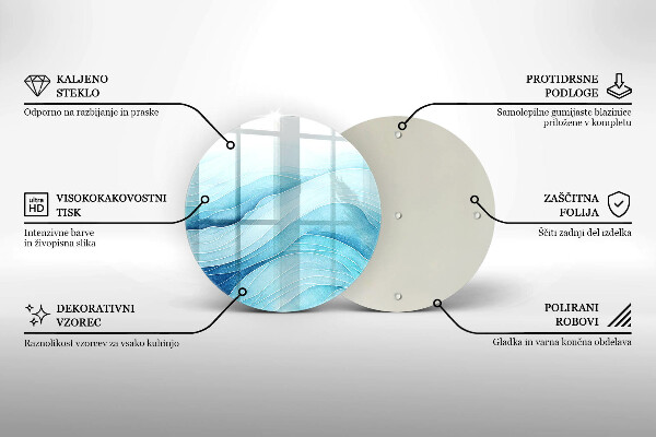 Chopping board Abstract waves