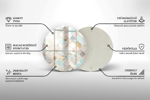 Chopping board Pastel composition