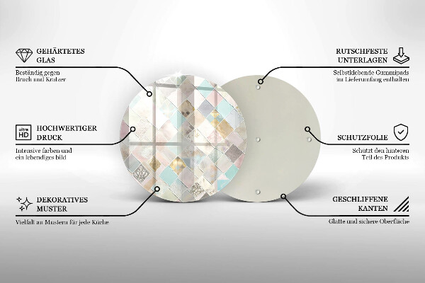 Chopping board Pastel composition