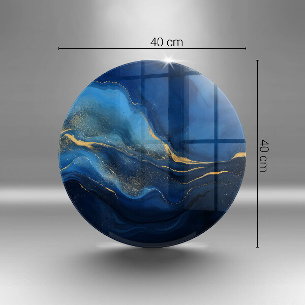 Chopping board Cobalt abstraction