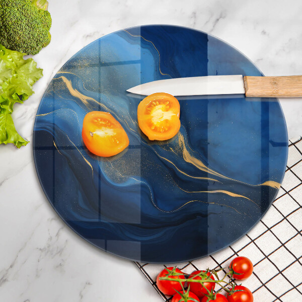 Chopping board Cobalt abstraction