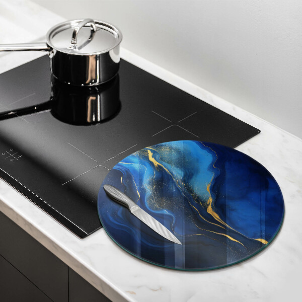 Chopping board Cobalt abstraction