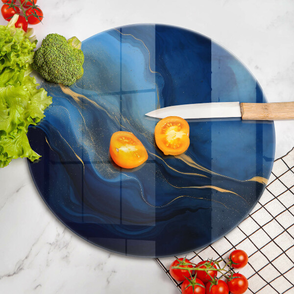 Chopping board Cobalt abstraction