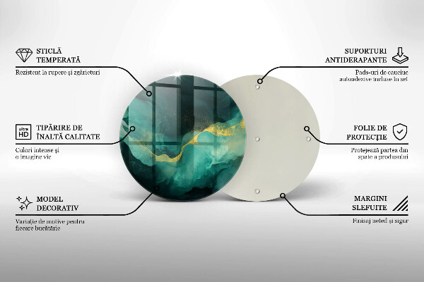 Chopping board Bottle green