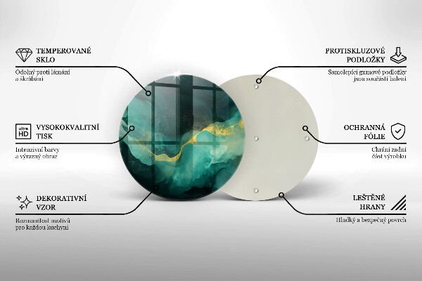 Chopping board Bottle green