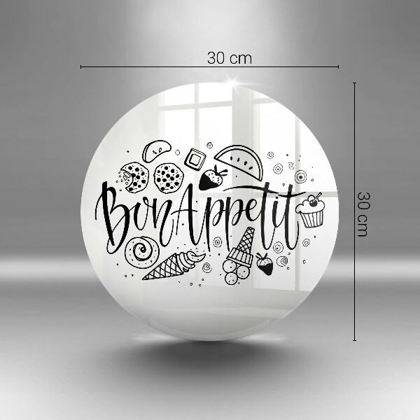 Chopping board The inscription Bon Appetit