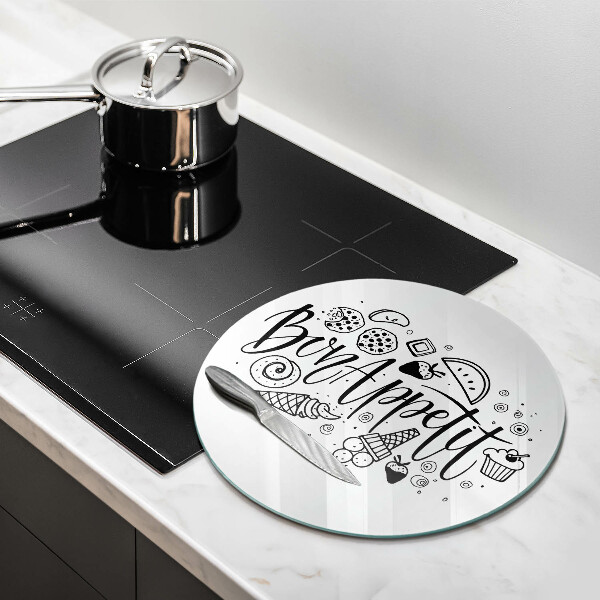 Chopping board The inscription Bon Appetit