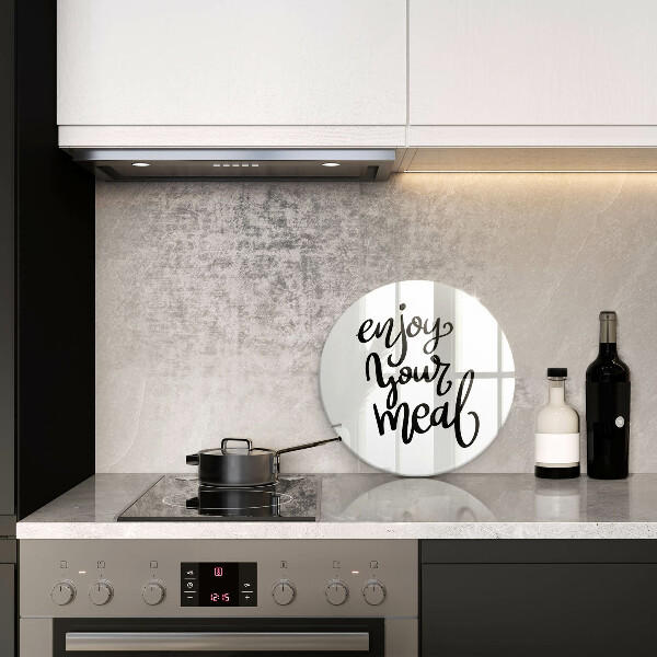 Chopping board The inscription Enjoy Yout Meal