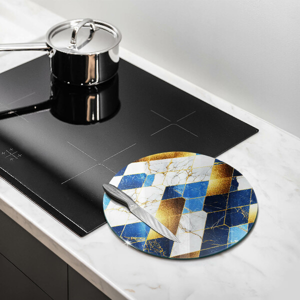 Chopping board Golden Rombs Marble