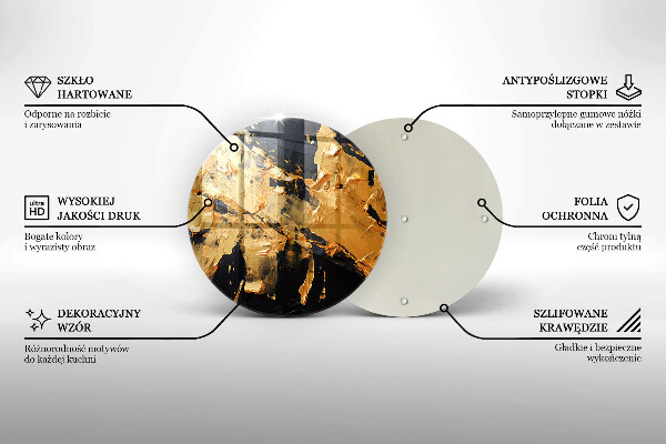 Chopping board Elegant paint texture