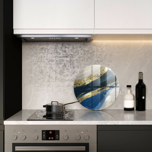 Chopping board Texture with gold