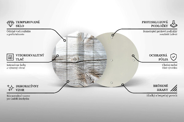 Chopping board Bright wood structure