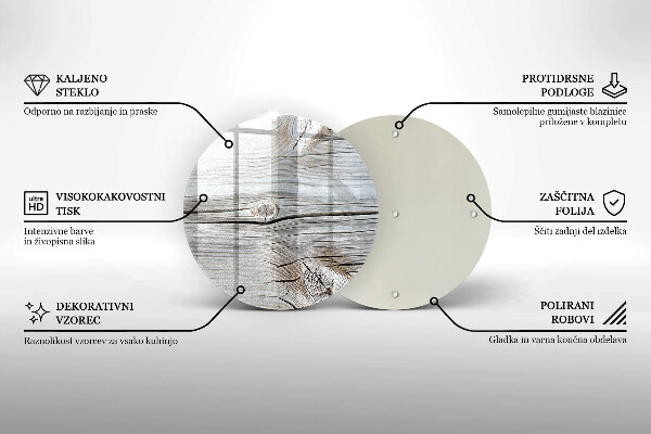 Chopping board Bright wood structure