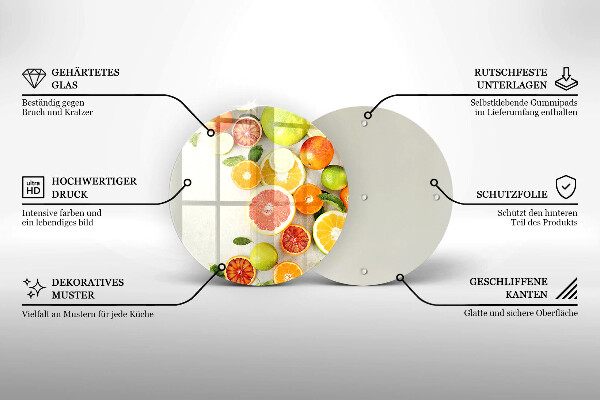 Chopping board Fruits citruses