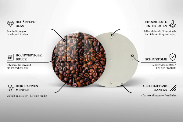 Chopping board Coffee beans