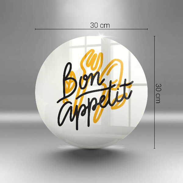 Chopping board The inscription Bon Appetit