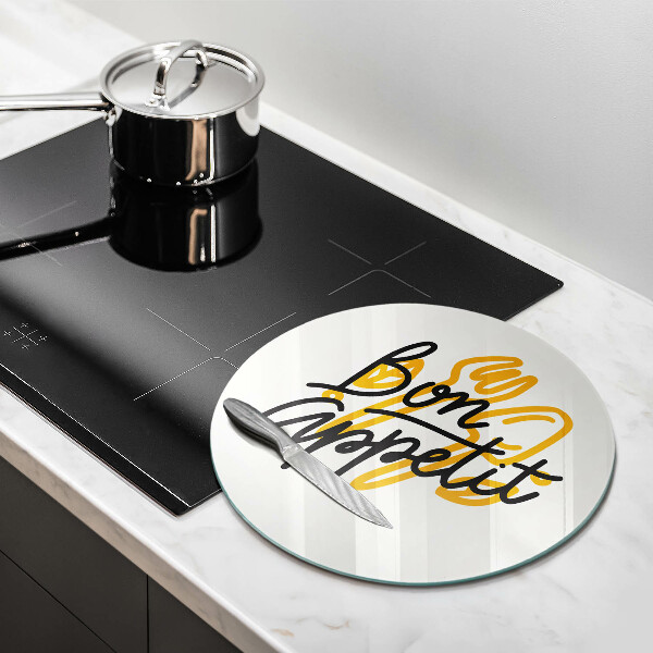 Chopping board The inscription Bon Appetit