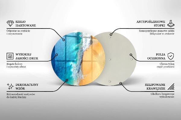 Chopping board Beach and sea