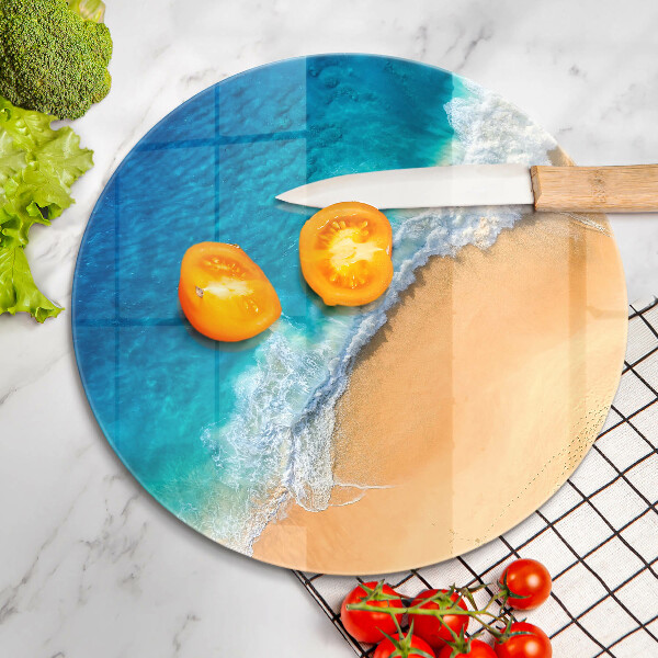 Chopping board Beach and sea