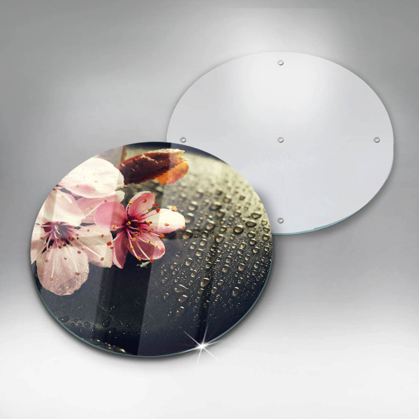 Chopping board Flowers stones zen