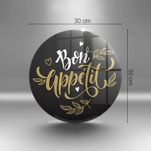 Chopping board The inscription Bon Appetit