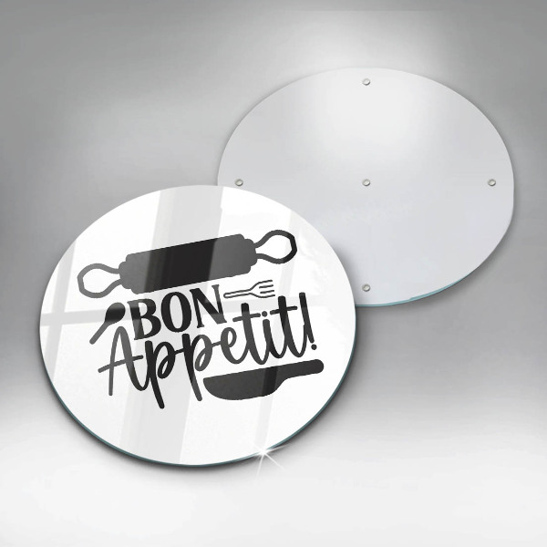 Chopping board The inscription Bon Appetit