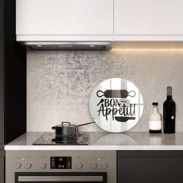 Chopping board The inscription Bon Appetit