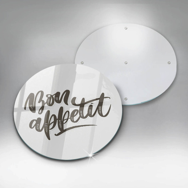 Chopping board The inscription Bon Appetit