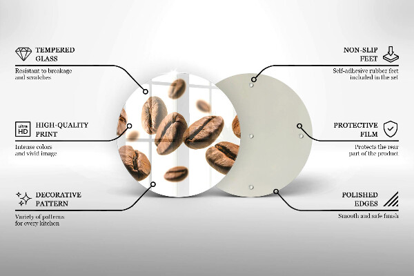 Chopping board Coffee beans