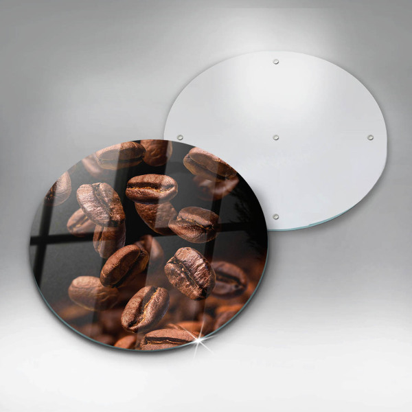 Chopping board Brown coffee beans