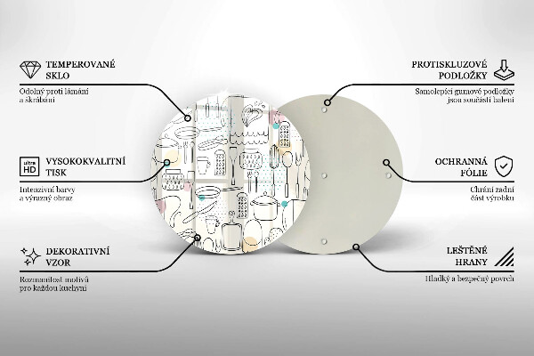 Chopping board glass Kitchen accessories
